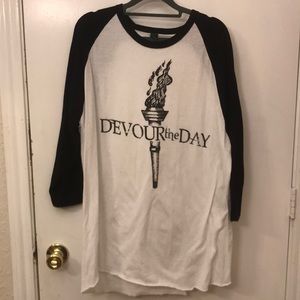 Devour The Day Baseball Tee